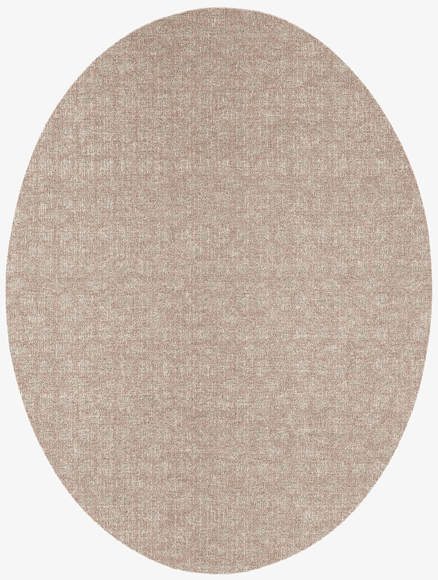 Triquetra Oval Flatweave New Zealand Wool custom handmade rug