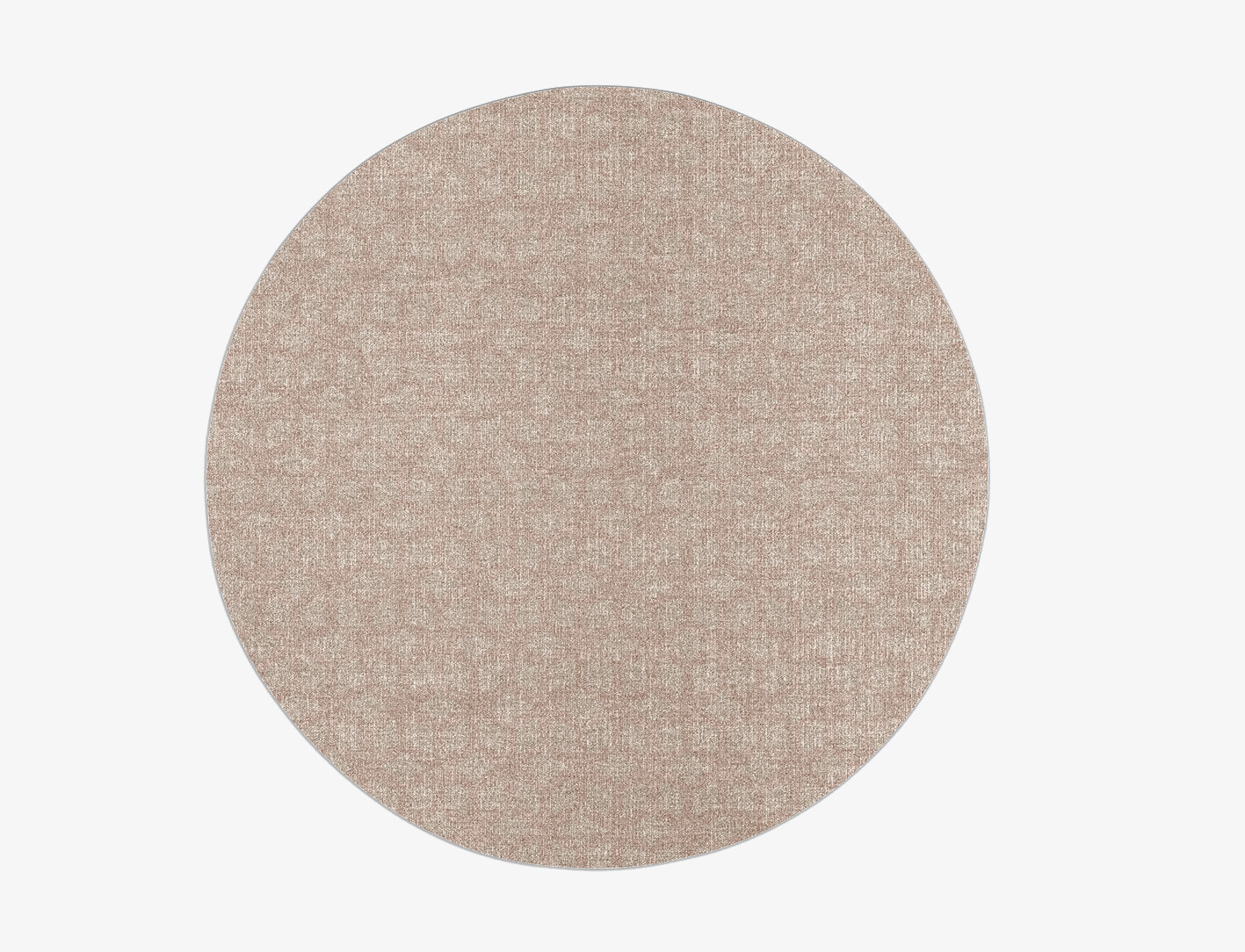 Triquetra Minimalist Round Flatweave New Zealand Wool Custom Rug by Rug Artisan