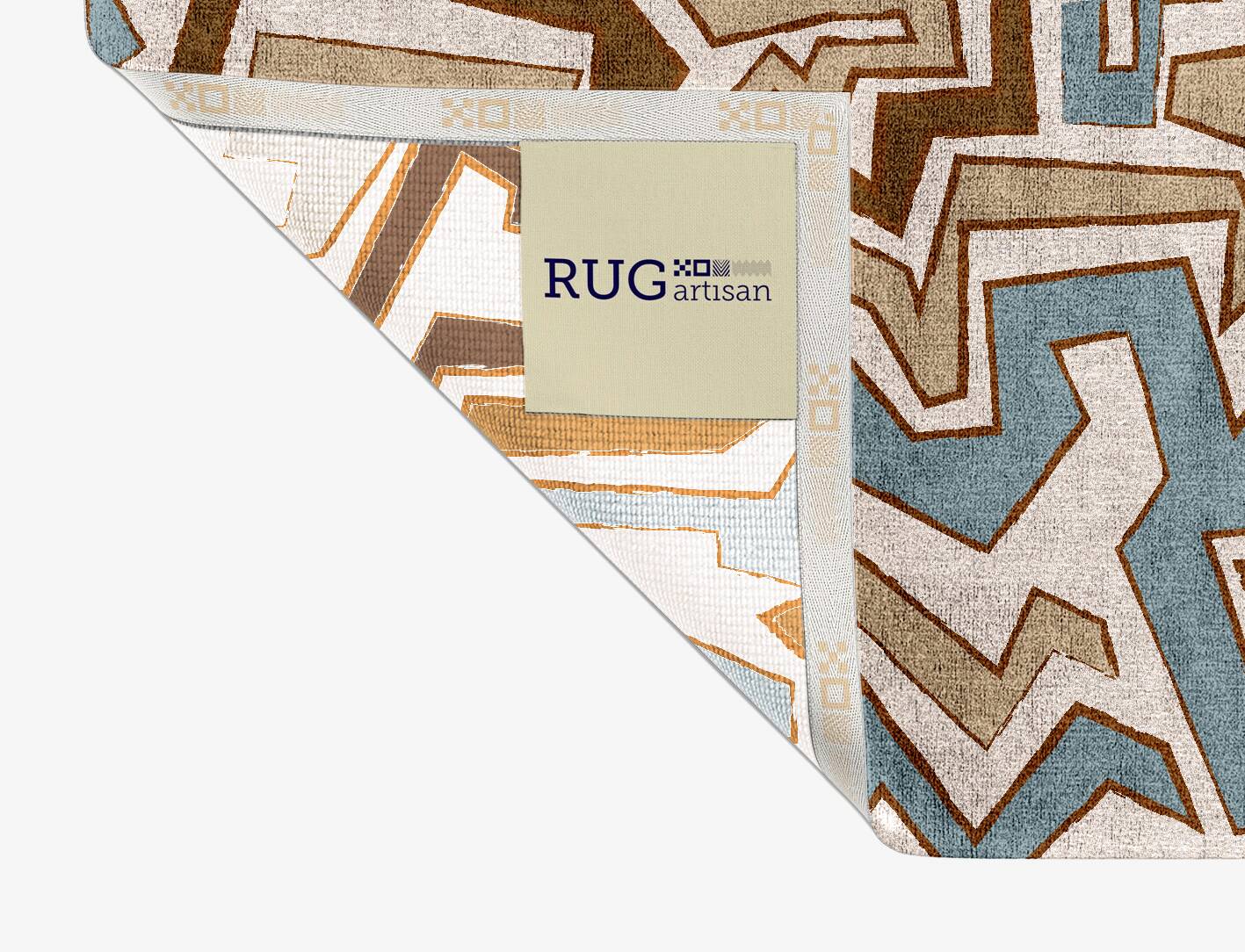 Trixie Abstract Rectangle Hand Knotted Bamboo Silk Custom Rug by Rug Artisan