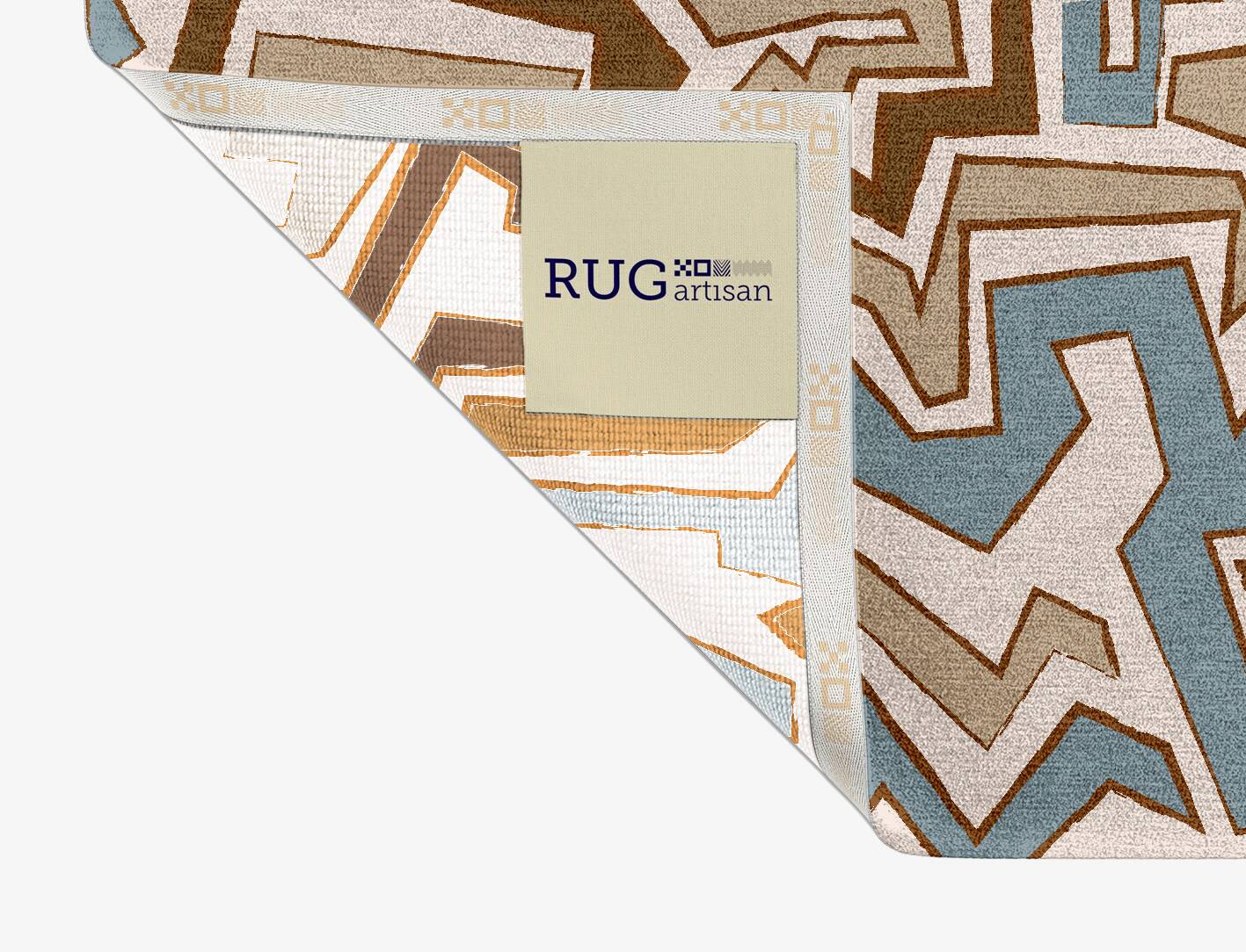 Trixie Abstract Rectangle Hand Knotted Tibetan Wool Custom Rug by Rug Artisan