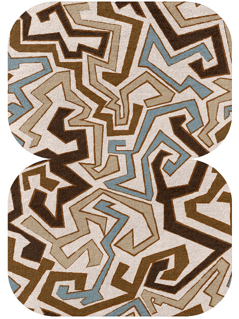 Trixie Abstract Eight Hand Tufted Pure Wool Custom Rug by Rug Artisan