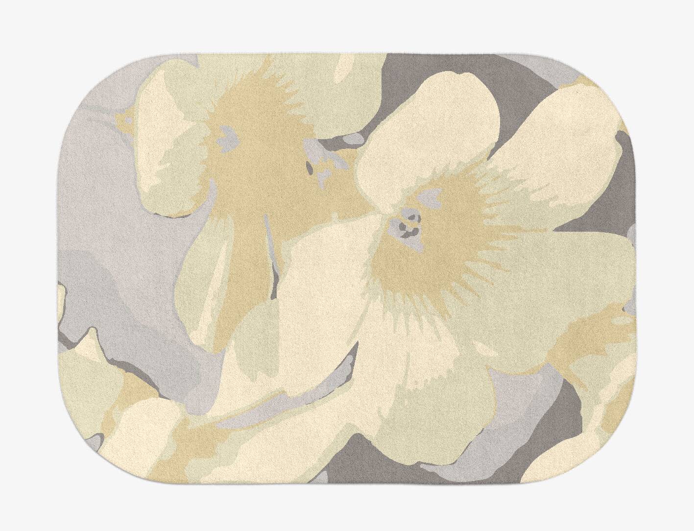 Tropics Floral Oblong Hand Tufted Pure Wool Custom Rug by Rug Artisan