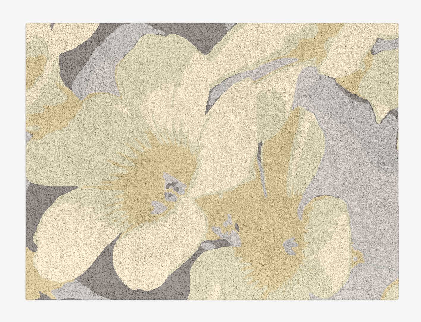 Tropics Floral Rectangle Hand Tufted Pure Wool Custom Rug by Rug Artisan