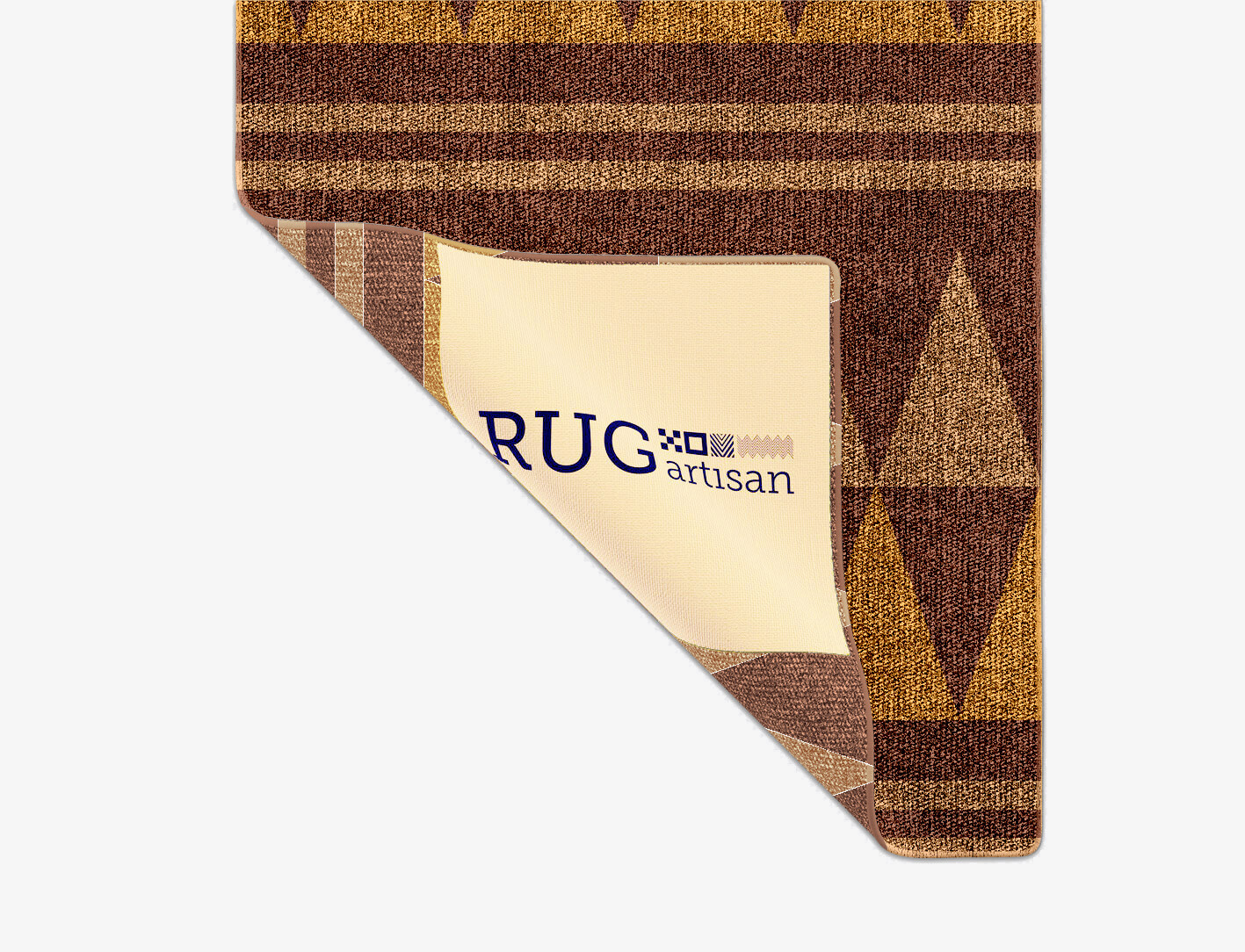 Tryst Geometric Runner Flatweave Bamboo Silk Custom Rug by Rug Artisan