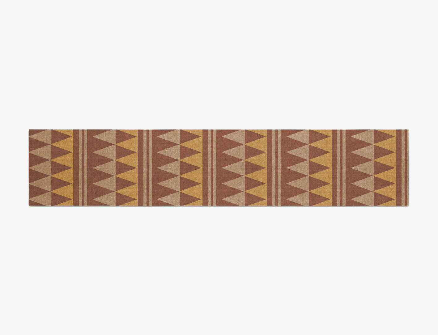 Tryst Geometric Runner Flatweave New Zealand Wool Custom Rug by Rug Artisan