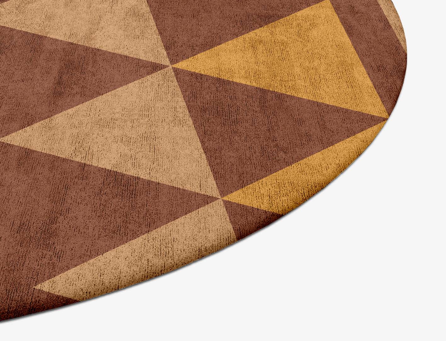 Tryst Geometric Oval Hand Tufted Bamboo Silk Custom Rug by Rug Artisan