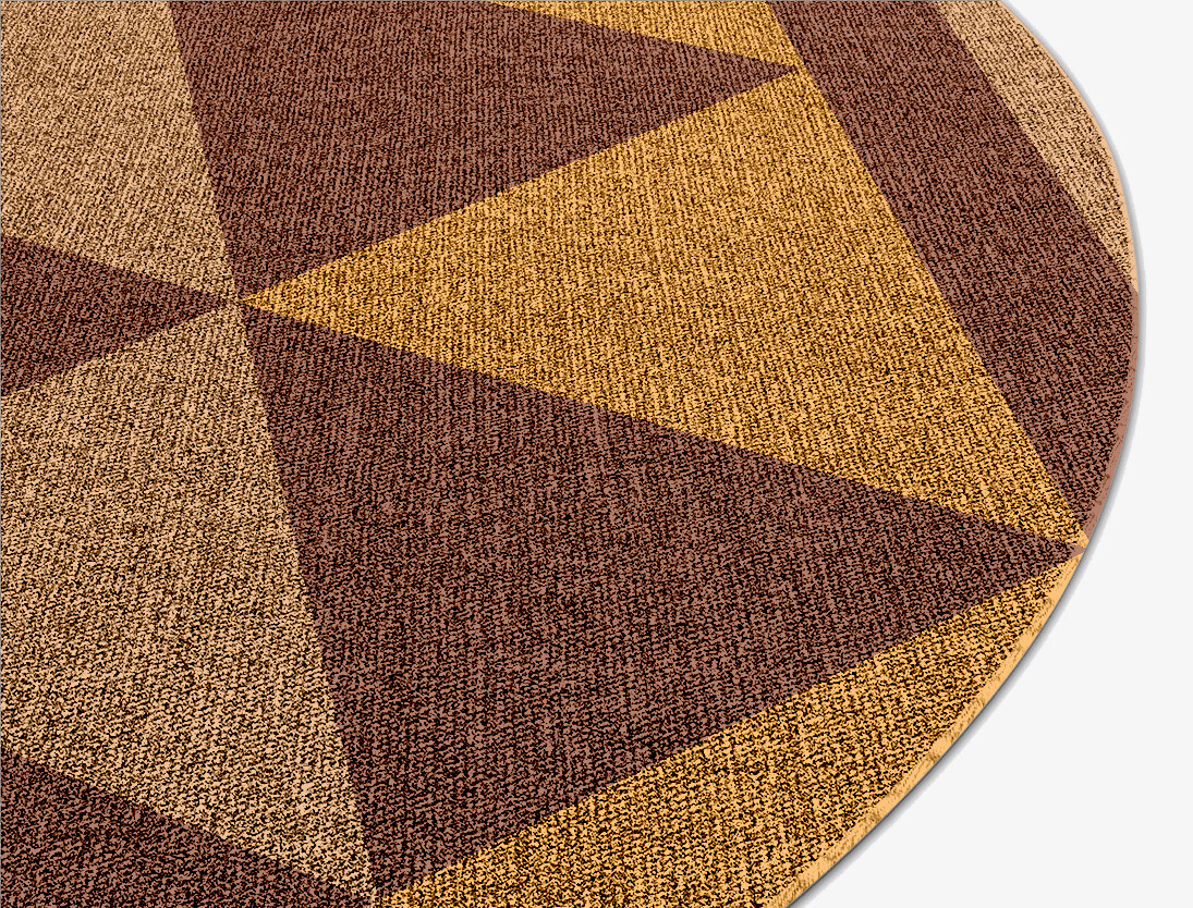 Tryst Geometric Oval Outdoor Recycled Yarn Custom Rug by Rug Artisan