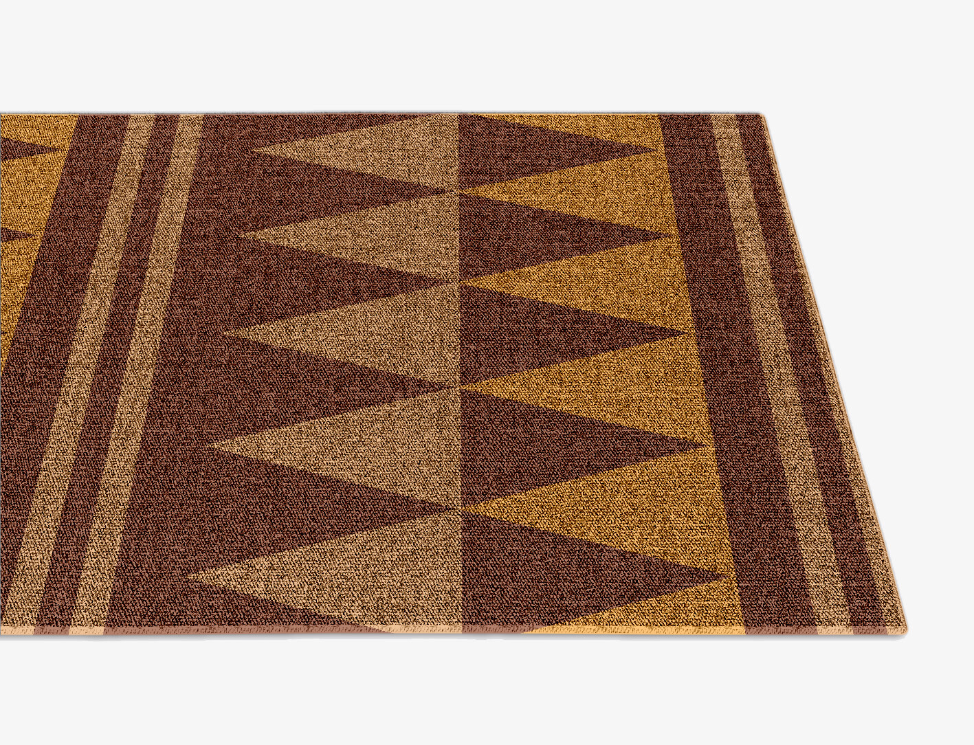 Tryst Geometric Runner Outdoor Recycled Yarn Custom Rug by Rug Artisan
