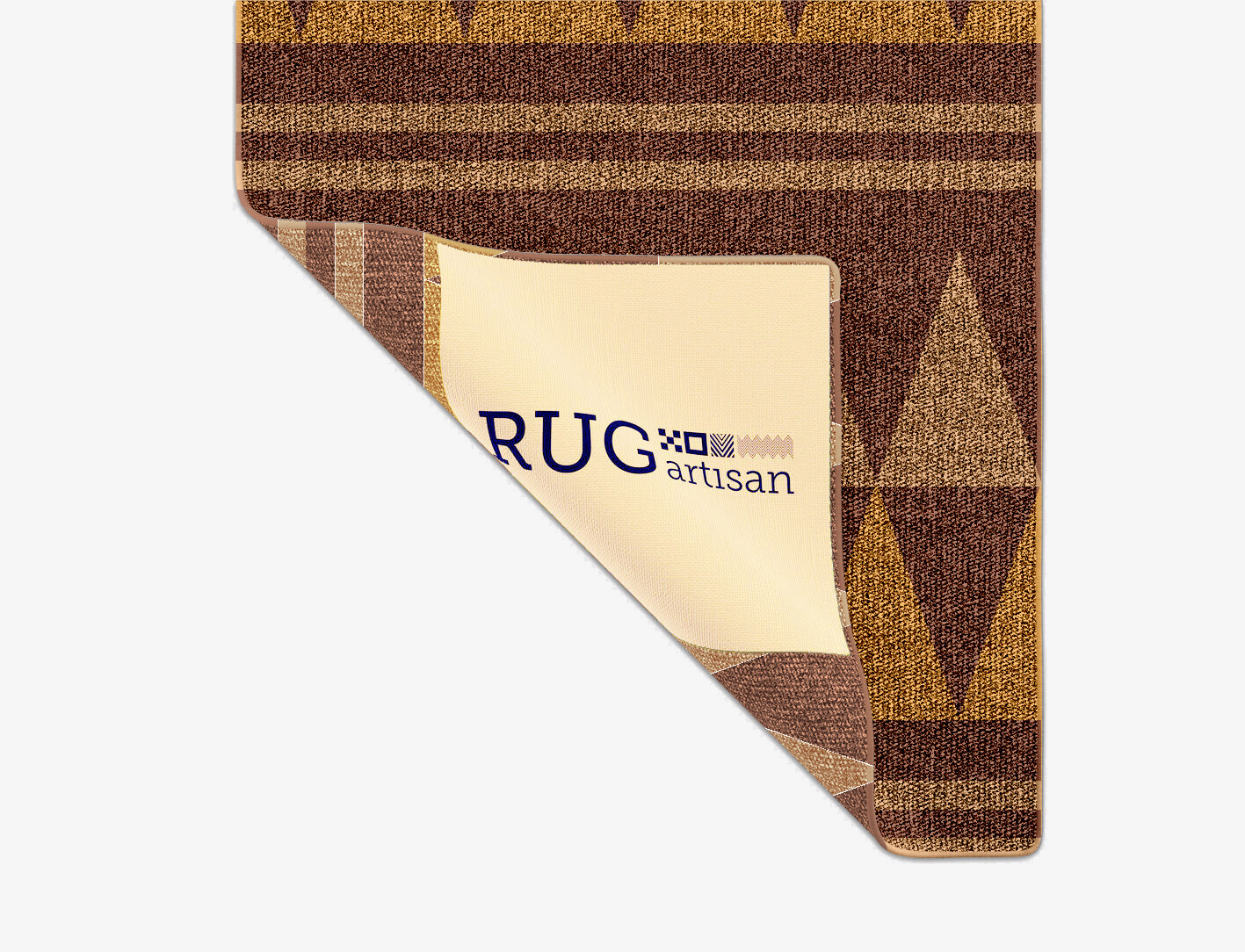 Tryst Geometric Runner Outdoor Recycled Yarn Custom Rug by Rug Artisan