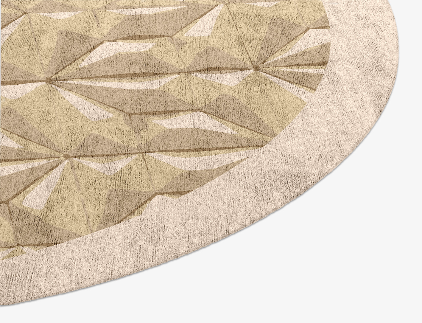 Tsuru Origami Oval Hand Knotted Bamboo Silk Custom Rug by Rug Artisan