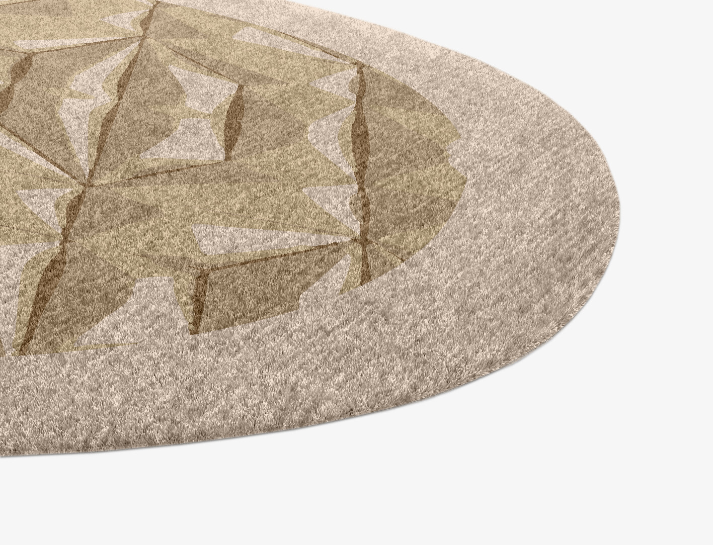 Tsuru Origami Splash Hand Knotted Tibetan Wool Custom Rug by Rug Artisan