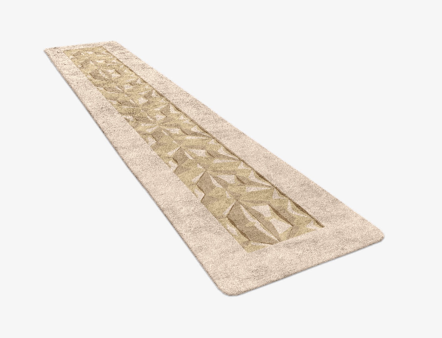 Tsuru Origami Runner Hand Tufted Bamboo Silk Custom Rug by Rug Artisan