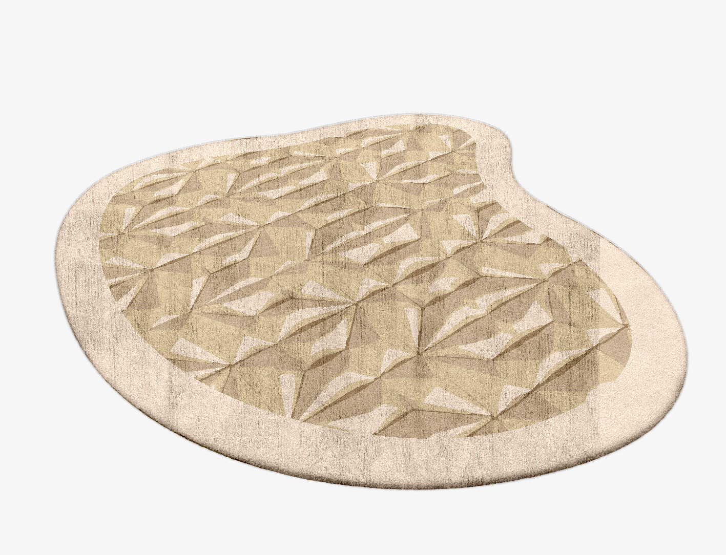 Tsuru Origami Splash Hand Tufted Bamboo Silk Custom Rug by Rug Artisan