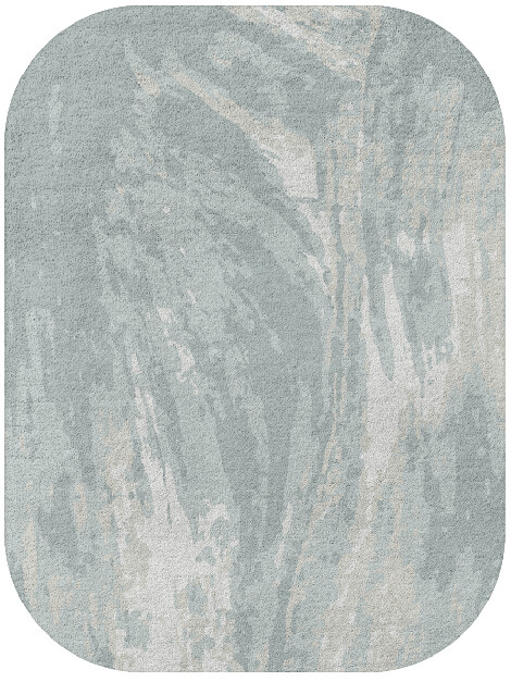 Turbulent Surface Art Oblong Hand Tufted Pure Wool Custom Rug by Rug Artisan