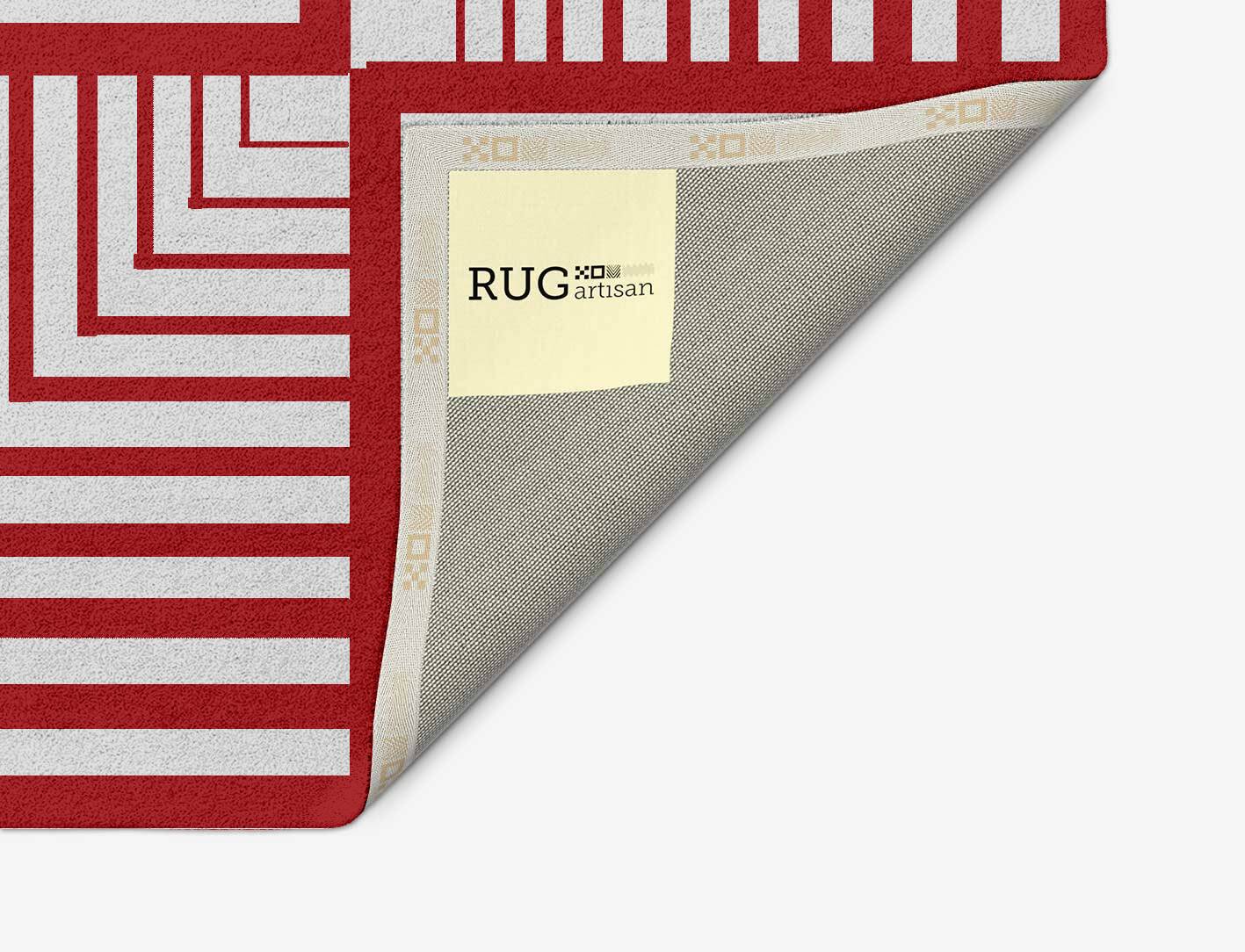 Twill Geometric Arch Hand Tufted Pure Wool Custom Rug by Rug Artisan