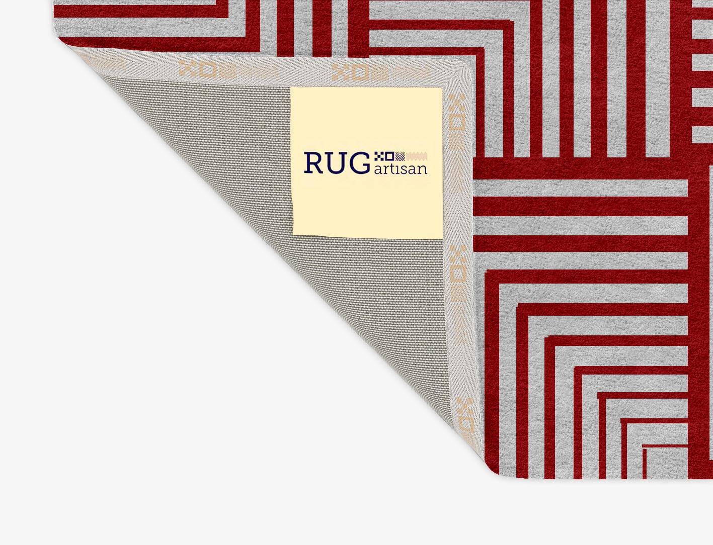 Twill Geometric Rectangle Hand Tufted Pure Wool Custom Rug by Rug Artisan