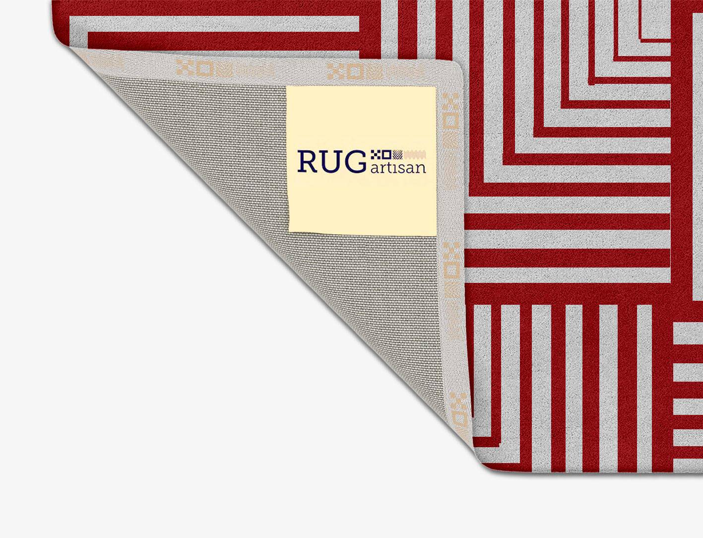 Twill Geometric Square Hand Tufted Pure Wool Custom Rug by Rug Artisan