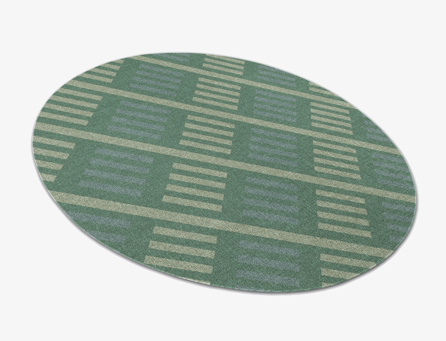 Twine Flatweaves Oval Outdoor Recycled Yarn Custom Rug by Rug Artisan