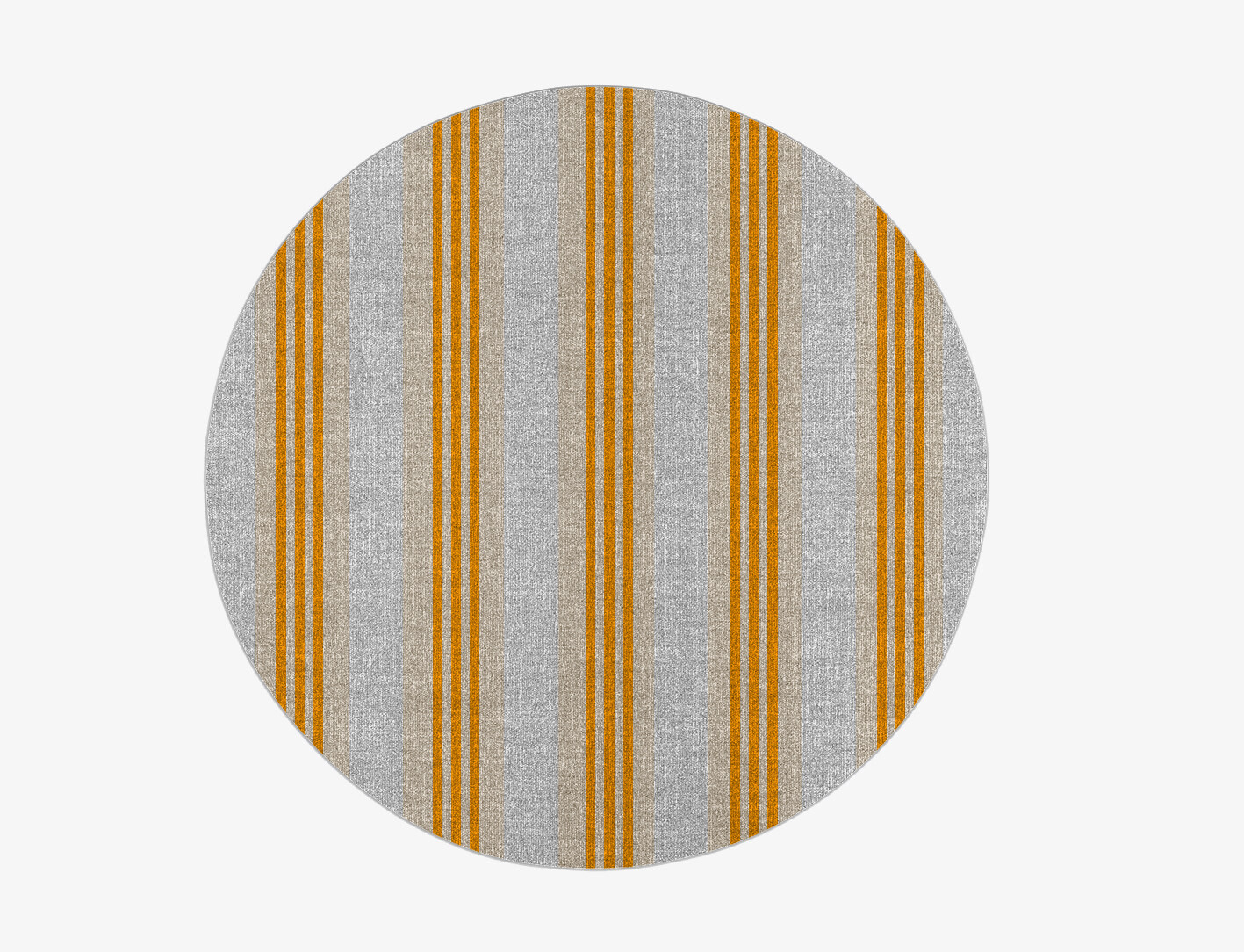 Twitten Geometric Round Flatweave New Zealand Wool Custom Rug by Rug Artisan