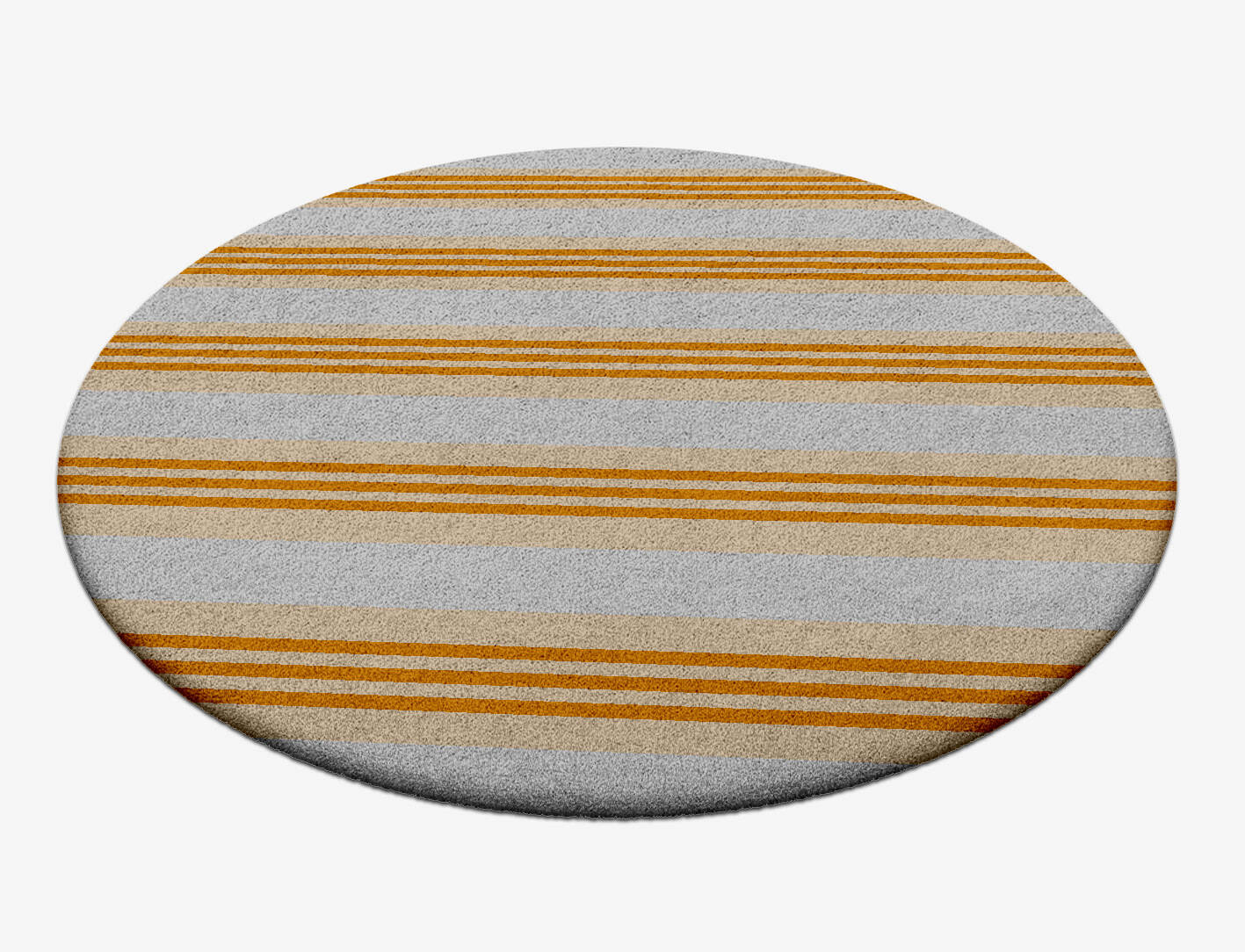 Twitten Geometric Round Hand Tufted Pure Wool Custom Rug by Rug Artisan
