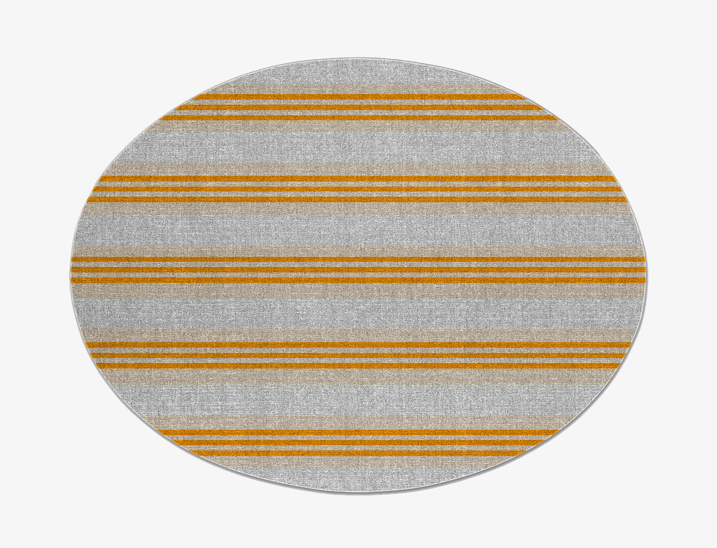 Twitten Geometric Oval Outdoor Recycled Yarn Custom Rug by Rug Artisan