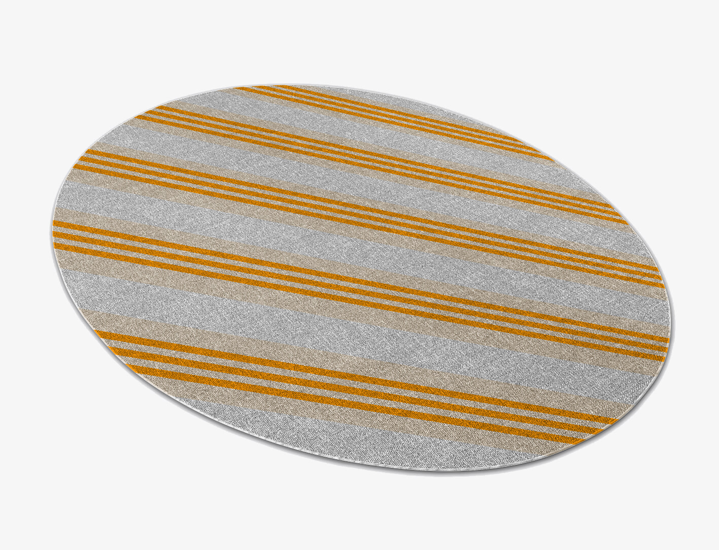 Twitten Geometric Oval Outdoor Recycled Yarn Custom Rug by Rug Artisan