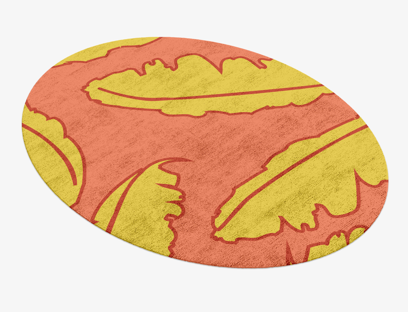 Ukiyo Floral Oval Hand Knotted Bamboo Silk Custom Rug by Rug Artisan
