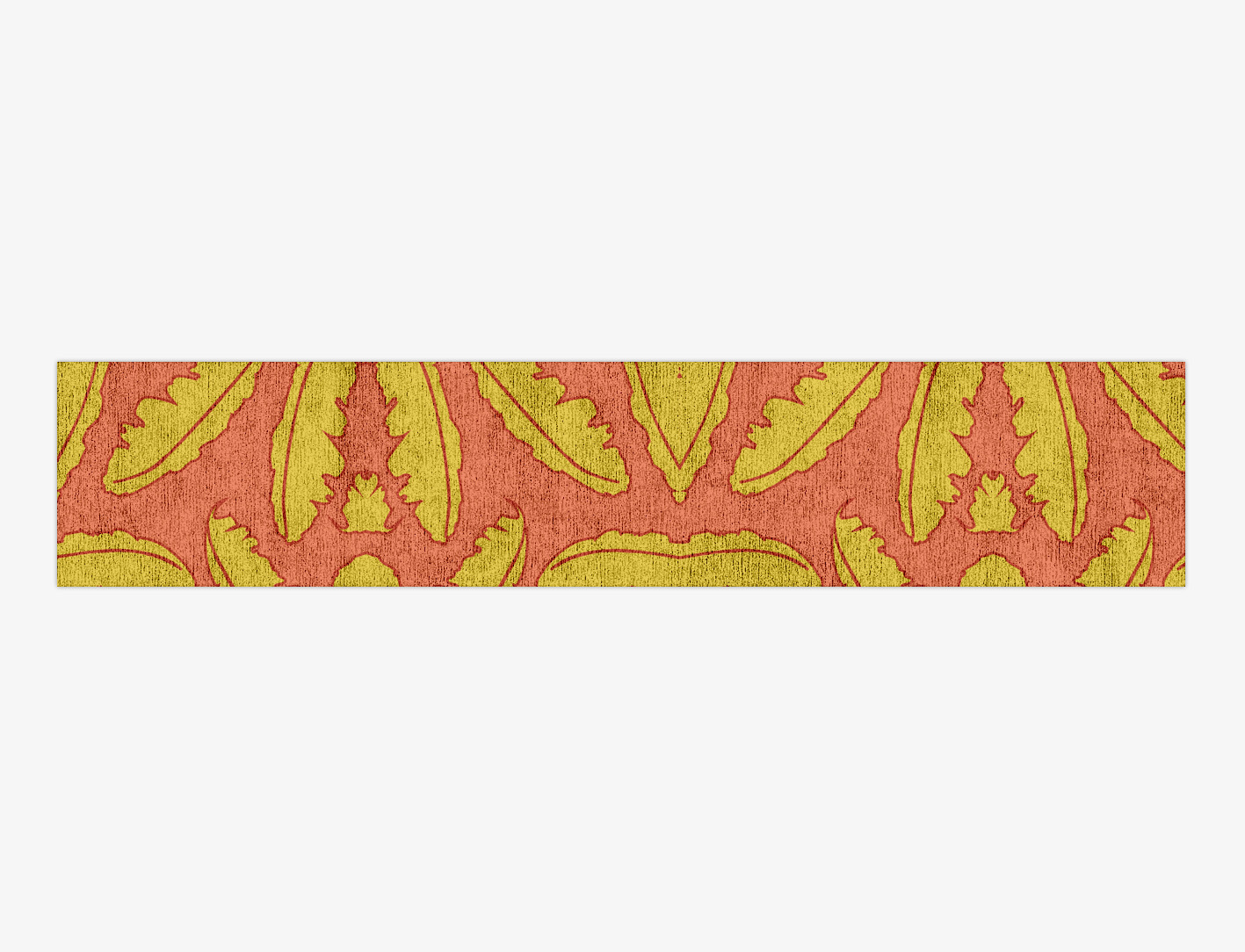 Ukiyo Floral Runner Hand Knotted Bamboo Silk Custom Rug by Rug Artisan