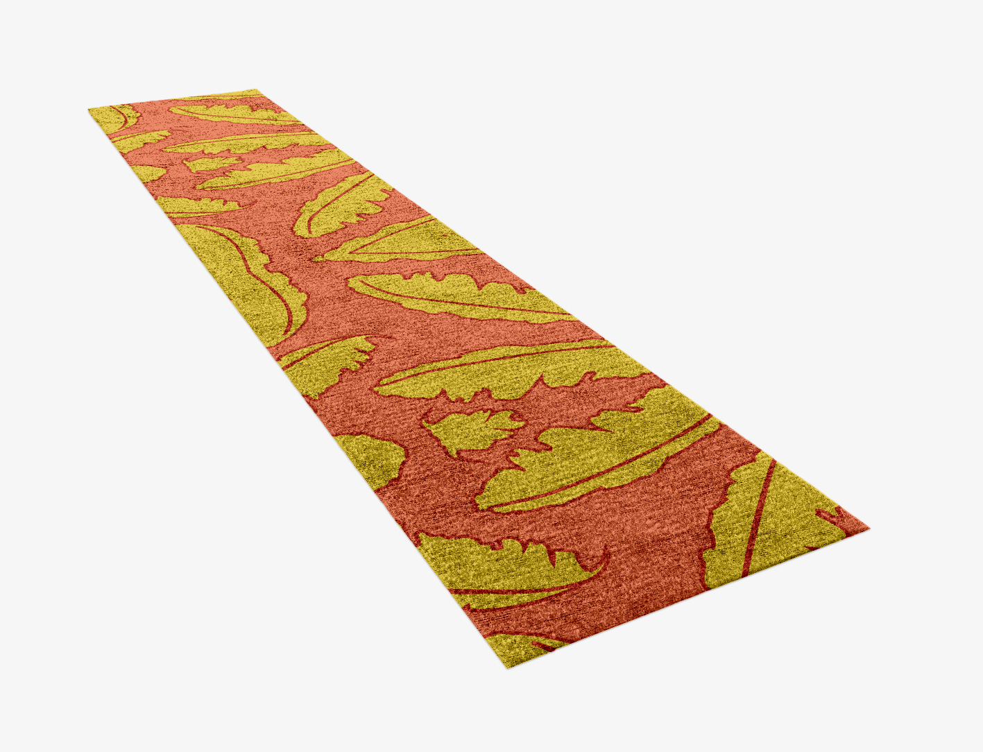 Ukiyo Floral Runner Hand Knotted Bamboo Silk Custom Rug by Rug Artisan