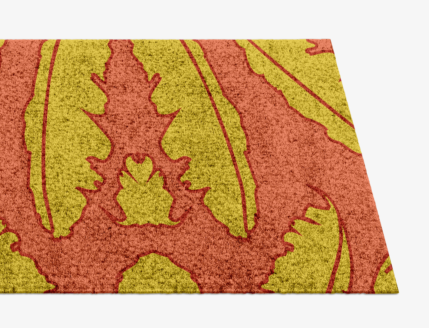 Ukiyo Floral Runner Hand Knotted Bamboo Silk Custom Rug by Rug Artisan