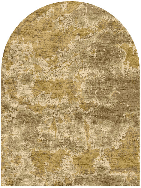 Underbrush Brush Strokes Arch Hand Knotted Bamboo Silk Custom Rug by Rug Artisan