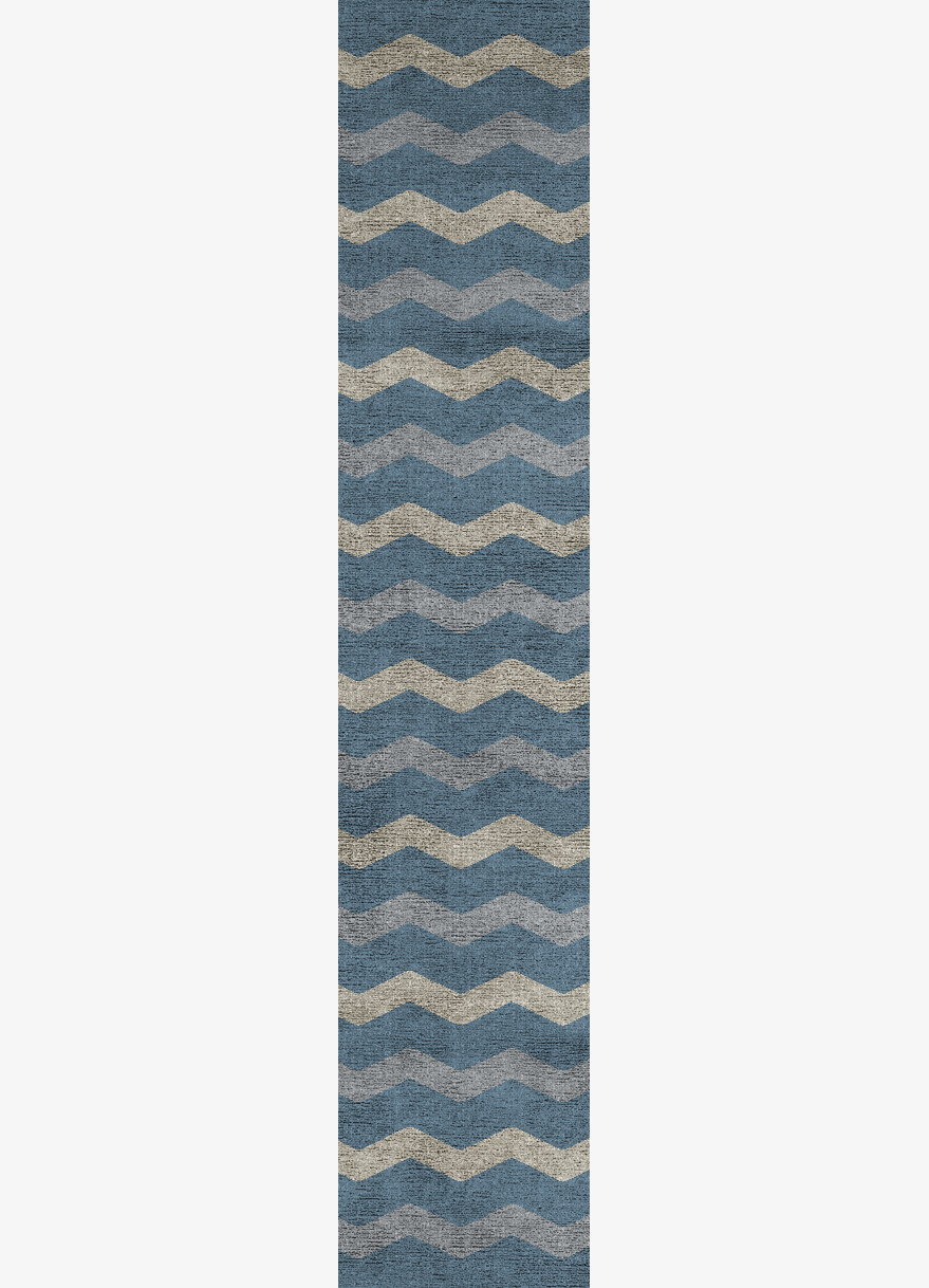 Urge Minimalist Runner Flatweave Bamboo Silk Custom Rug by Rug Artisan