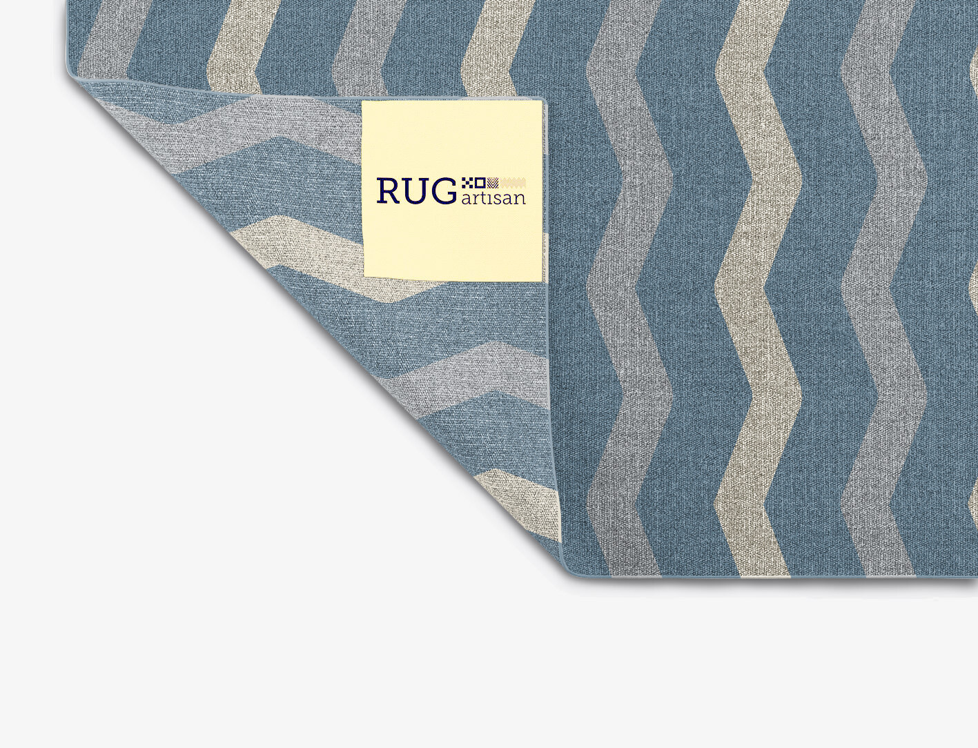 Urge Minimalist Square Flatweave New Zealand Wool Custom Rug by Rug Artisan