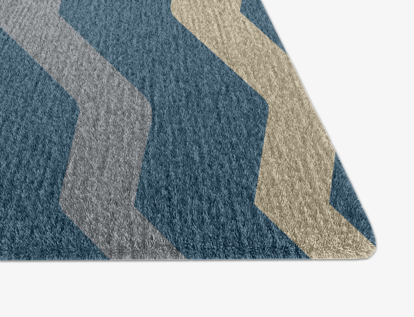 Urge Minimalist Arch Hand Knotted Tibetan Wool Custom Rug by Rug Artisan