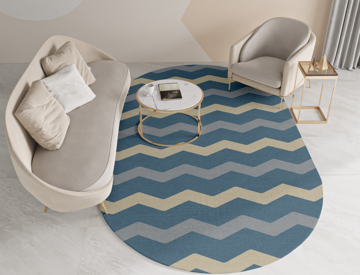 Urge Minimalist Capsule Hand Knotted Tibetan Wool Custom Rug by Rug Artisan