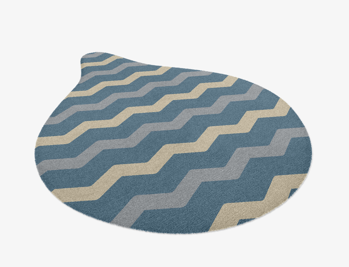 Urge Minimalist Drop Hand Knotted Tibetan Wool Custom Rug by Rug Artisan