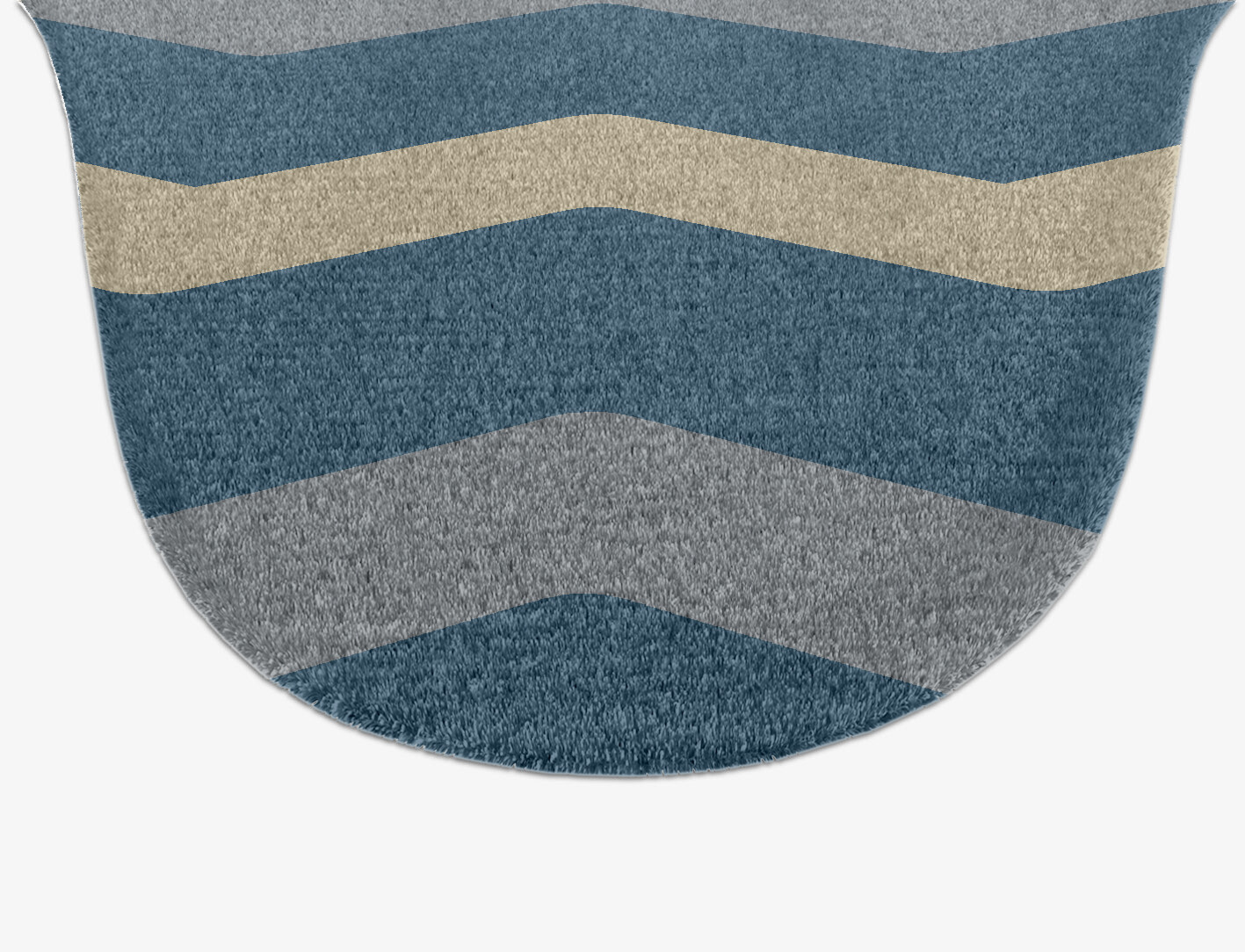 Urge Minimalist Drop Hand Knotted Tibetan Wool Custom Rug by Rug Artisan