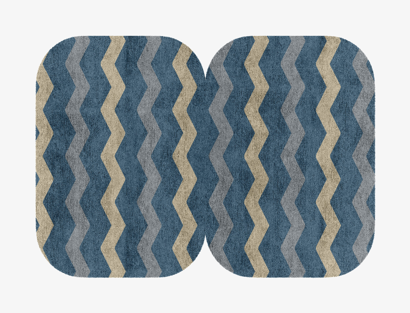 Urge Minimalist Eight Hand Knotted Bamboo Silk Custom Rug by Rug Artisan