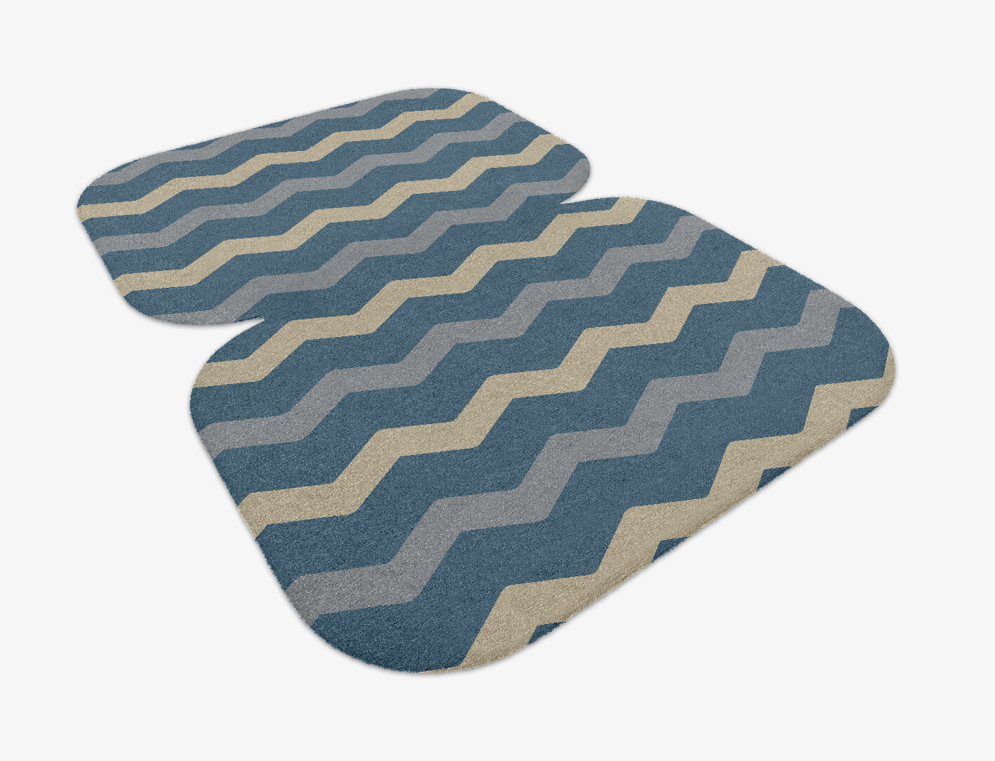 Urge Minimalist Eight Hand Knotted Tibetan Wool Custom Rug by Rug Artisan