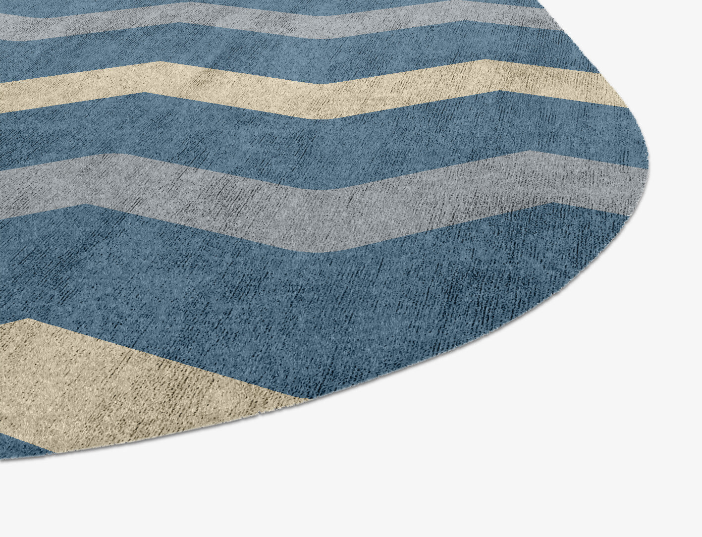 Urge Minimalist Oblong Hand Knotted Bamboo Silk Custom Rug by Rug Artisan