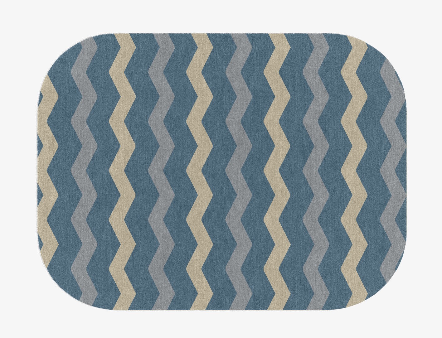 Urge Minimalist Oblong Hand Knotted Tibetan Wool Custom Rug by Rug Artisan