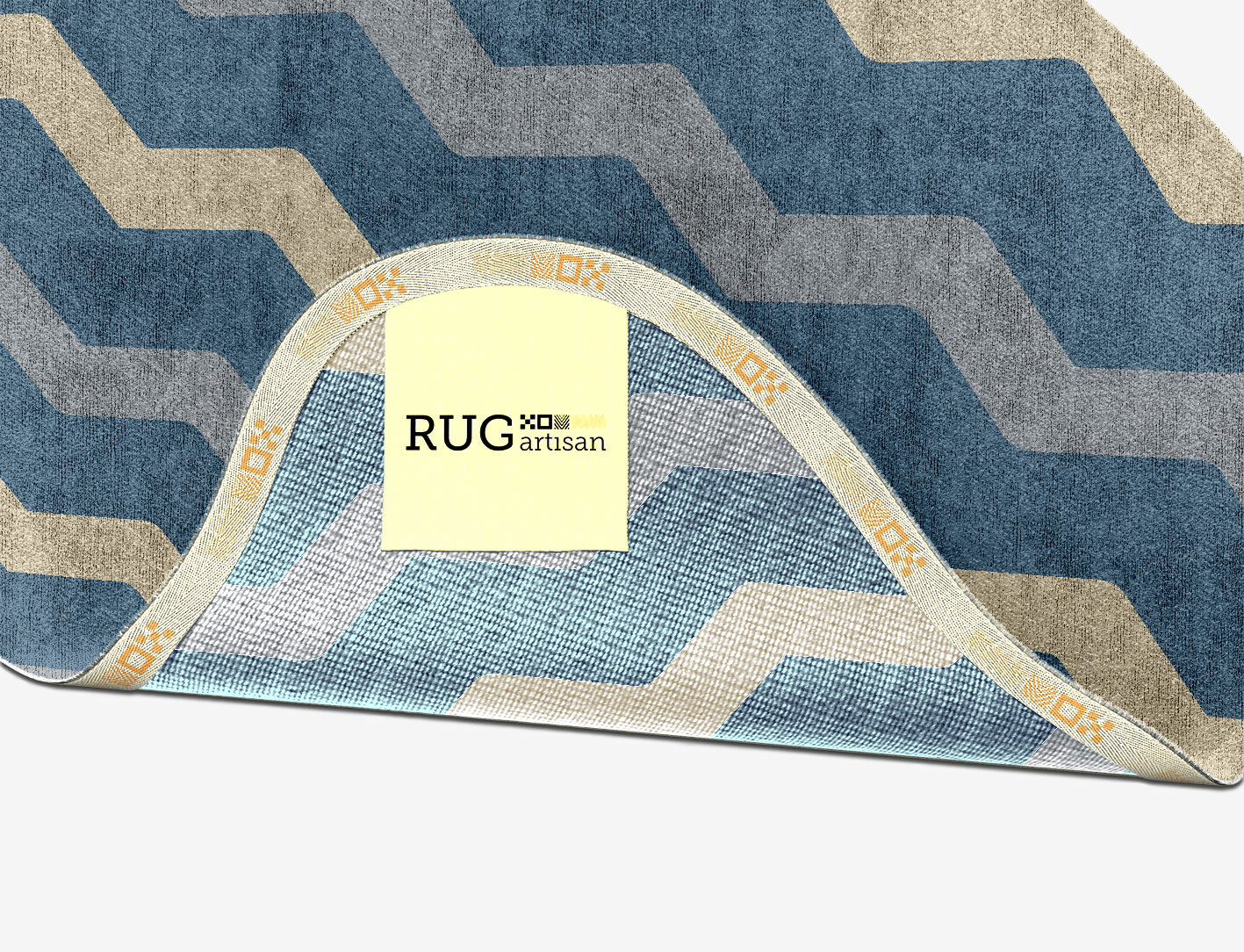 Urge Minimalist Splash Hand Knotted Bamboo Silk Custom Rug by Rug Artisan