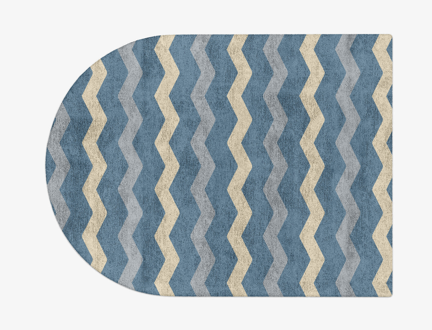 Urge Minimalist Arch Hand Tufted Bamboo Silk Custom Rug by Rug Artisan