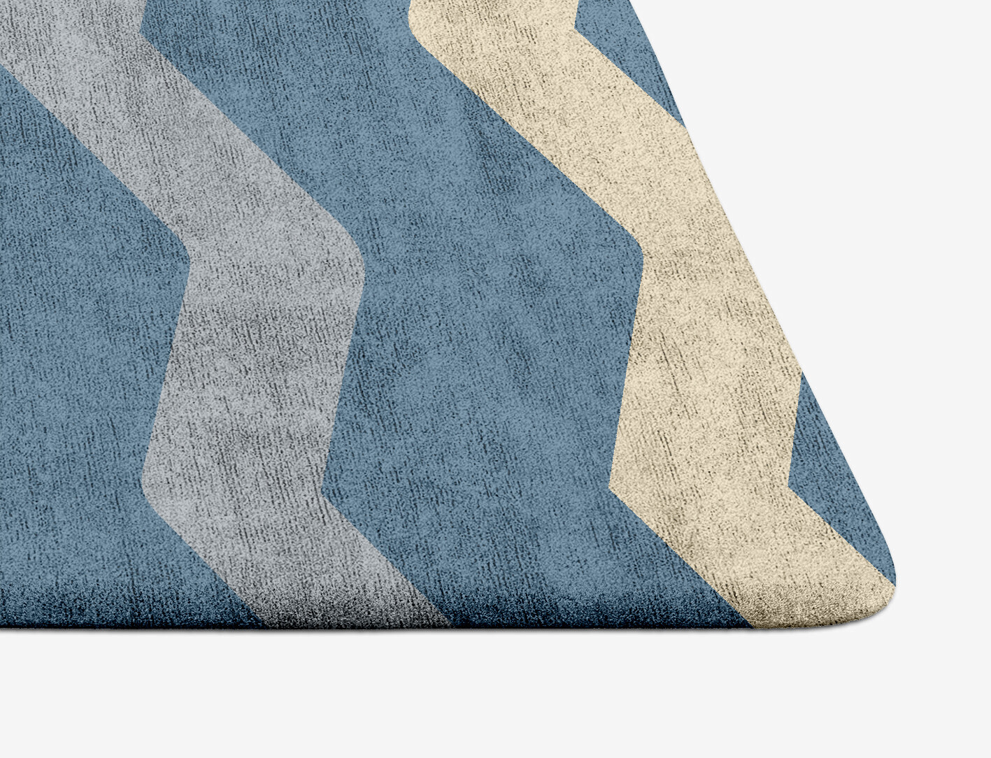 Urge Minimalist Arch Hand Tufted Bamboo Silk Custom Rug by Rug Artisan