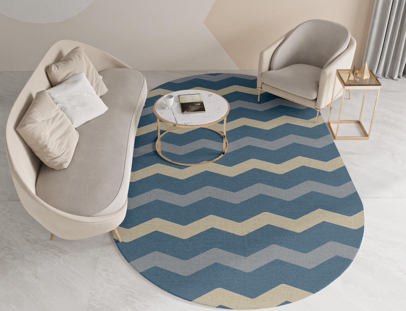 Urge Minimalist Capsule Hand Tufted Pure Wool Custom Rug by Rug Artisan