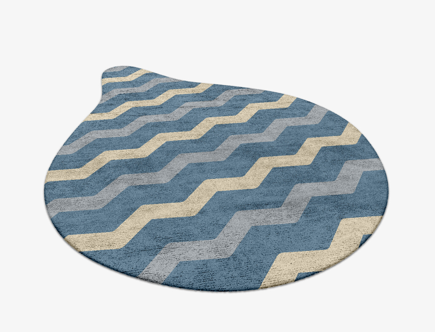 Urge Minimalist Drop Hand Tufted Bamboo Silk Custom Rug by Rug Artisan