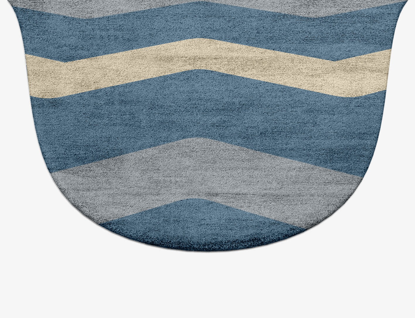 Urge Minimalist Drop Hand Tufted Bamboo Silk Custom Rug by Rug Artisan