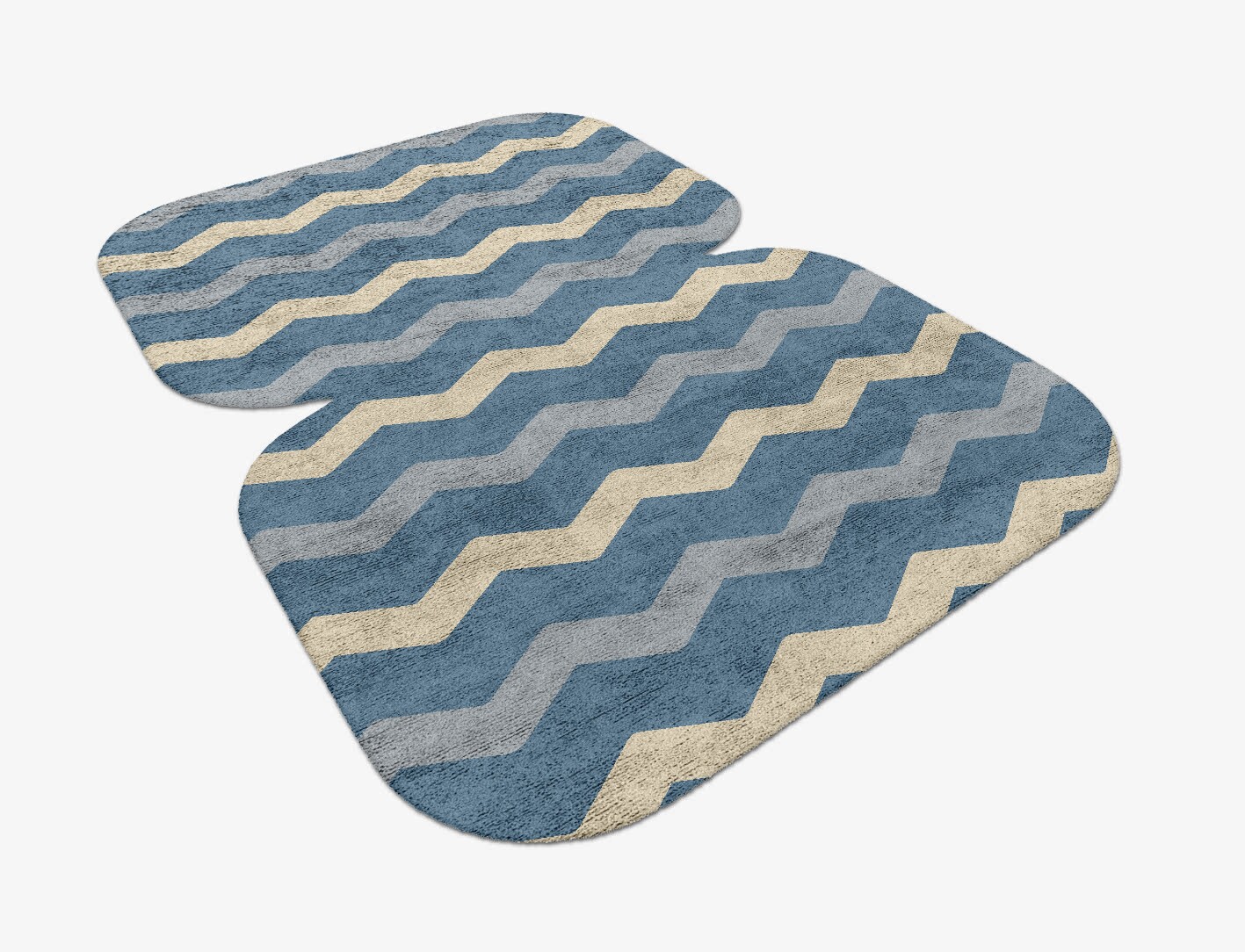 Urge Minimalist Eight Hand Tufted Bamboo Silk Custom Rug by Rug Artisan