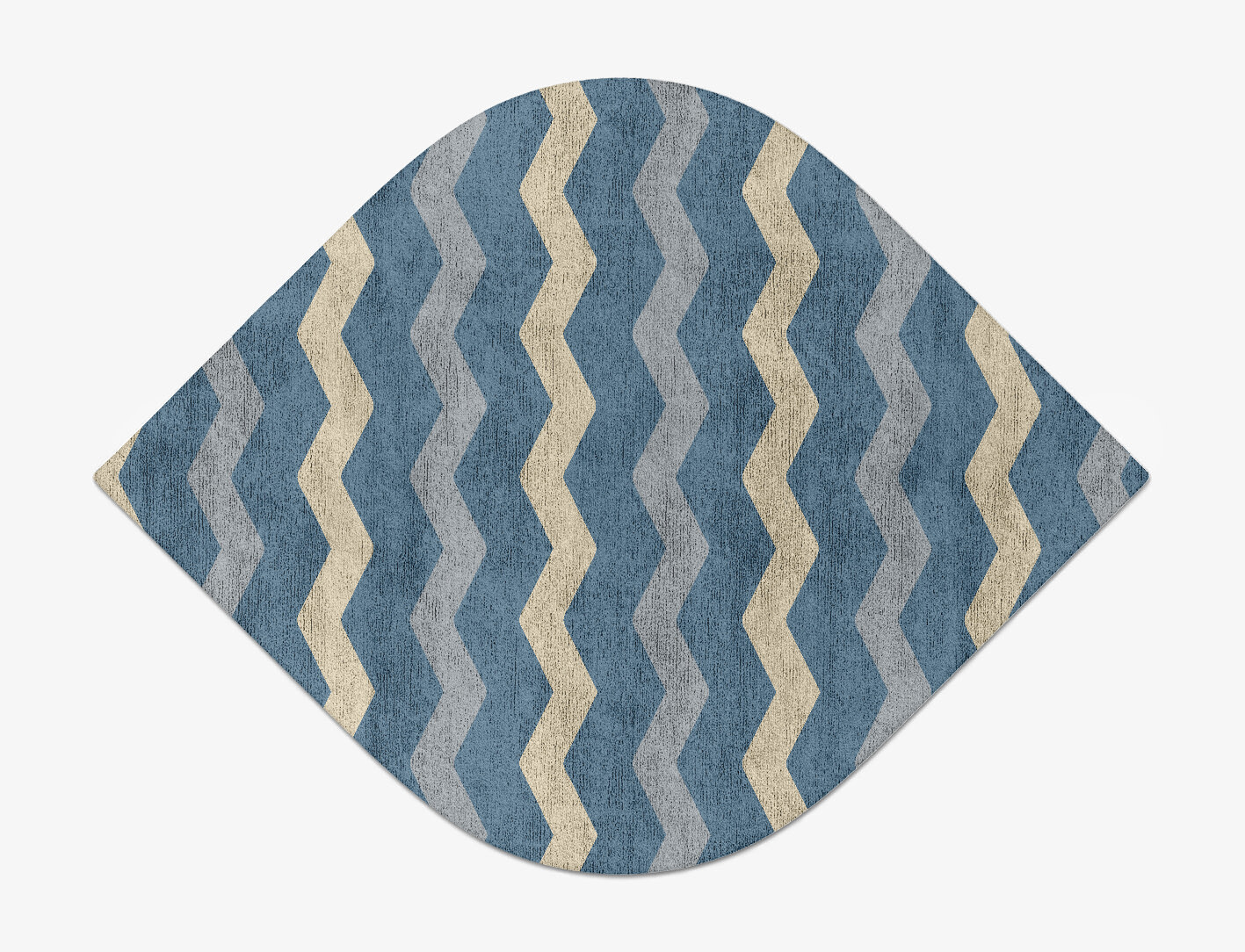 Urge Minimalist Ogee Hand Tufted Bamboo Silk Custom Rug by Rug Artisan