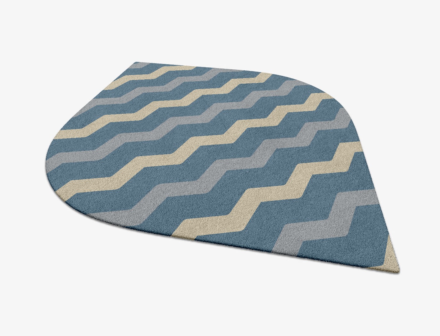 Urge Minimalist Ogee Hand Tufted Pure Wool Custom Rug by Rug Artisan